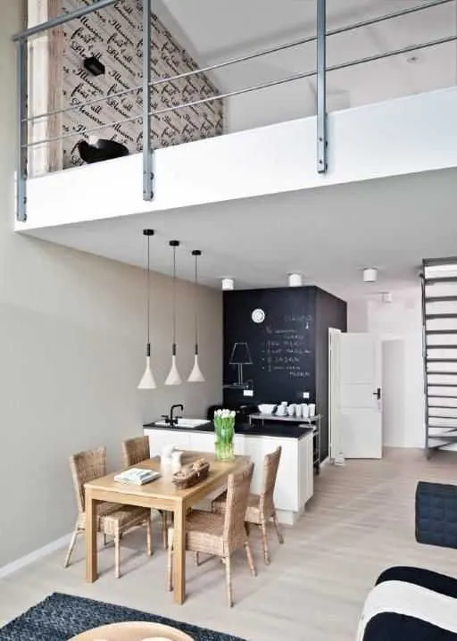 Dwupoziomowy LOFT z balkonem — Mokotów, ul. Racjonalizacji 3 — 3